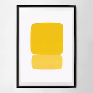 Ellsworth Kelly Yellow over Yellow Wall Art Print, Art Poster, Exhibition Print, Famous Artist Print, Gallery Wall Home Decor