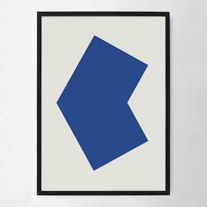 Ellsworth Kelly Blue Wall Art Print, Art Poster, Exhibition Print, Famous Artist Print, Gallery Wall Home Decor