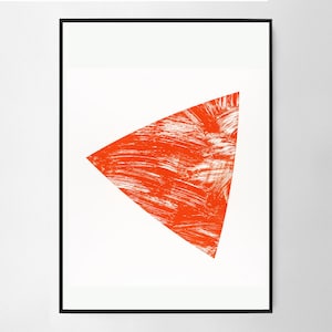Ellsworth Kelly Untitled (Red State I) Wall Art Print, Art Poster, Exhibition Print, Famous Artist Print, Gallery Wall Home Decor
