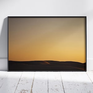 Golden Hour, Desert Sunset, Photography Print, Digital Print, Wall Art, Home Decor, Premium Matte Paper Poster, Sunset Art, Wall Decor