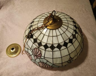 Beautiful Stained-Glass Light Fixture