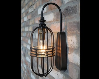 Industrial Wall Light Battery Operated Stylish Lighting