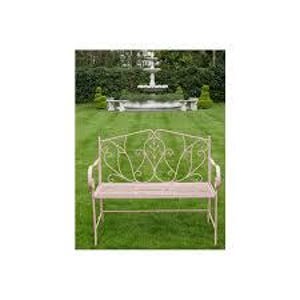 Sitzbank Schicke Gartenbank in Pulverrosa