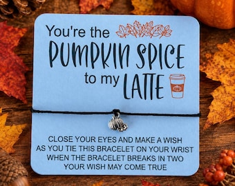 You’re the pumpkin spice to my latte / gift for friend / gift for colleague / Autumn gift / pumpkin spice / hello pumpkin / coffee lovers