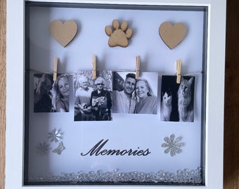 Personalised memories box frame / best friends / gifts for him / gifts for her / memories / friends / couple gift  / anniversary gift
