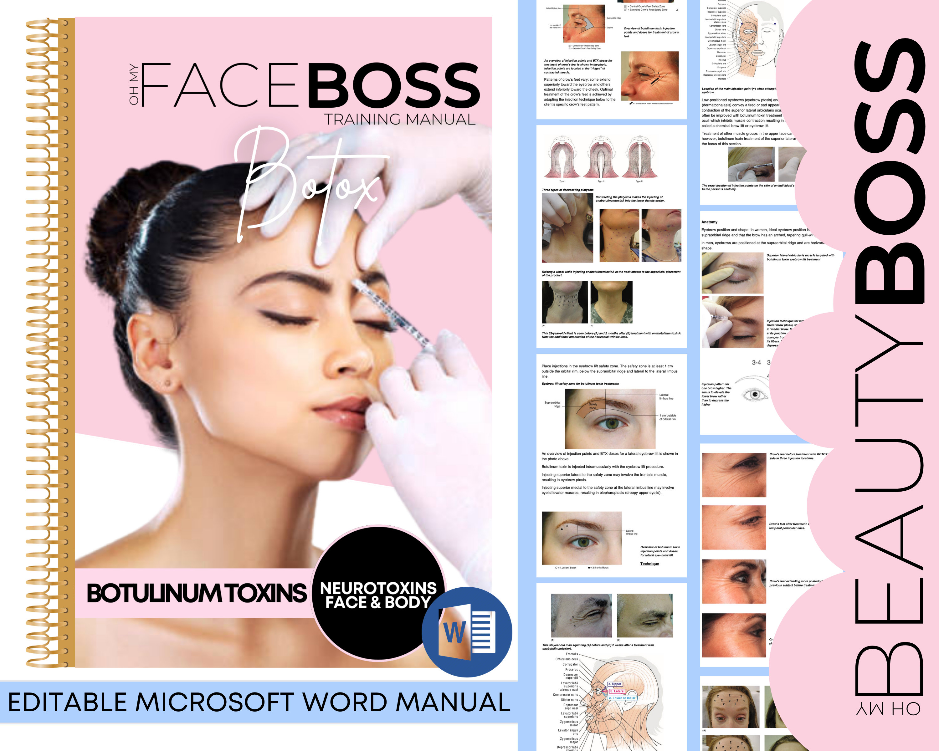 Botox Tutorial Botox Training Manual: Nurse Injector Student Guide (microsoft Word) - Etsy