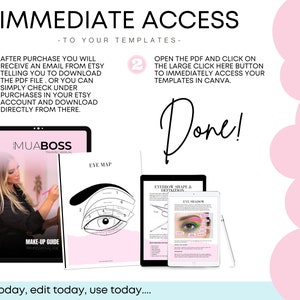 Makeup Manual, Makeup Artist Training Manual, Training & Business Guide, Editable Training Manual, Customizable, Editable in Canva