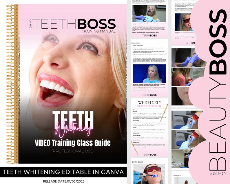 Teeth Whitening Online Training Course Educator Training Etsy