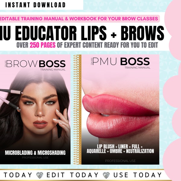 Lip Blush Training Guide Etsy