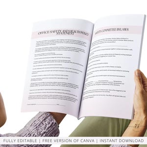Medical Spa Clinic Safety Policies, Procedures Manual, SOP, MedSpa, Office Health Policy, OSHA, Lasers, Hazards, ANSI, Edit in Canva