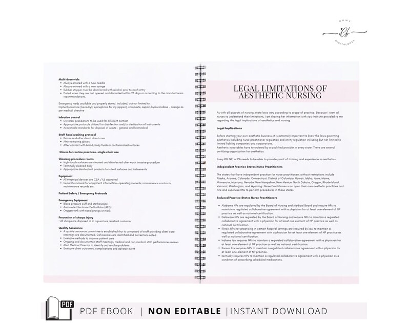Aesthetics Nurse Injector Practice Standards and Guidelines, PDF eBook, Instant Download
