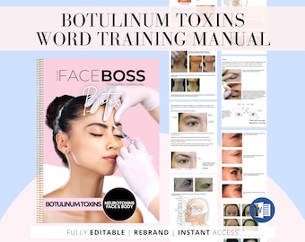 Botox Training Manual: Nurse Injector Student Guide (Microsoft Word)