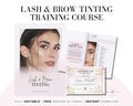 Lash & Brow Tinting Training Manual: Editable Cosmetology Guide (Canva)