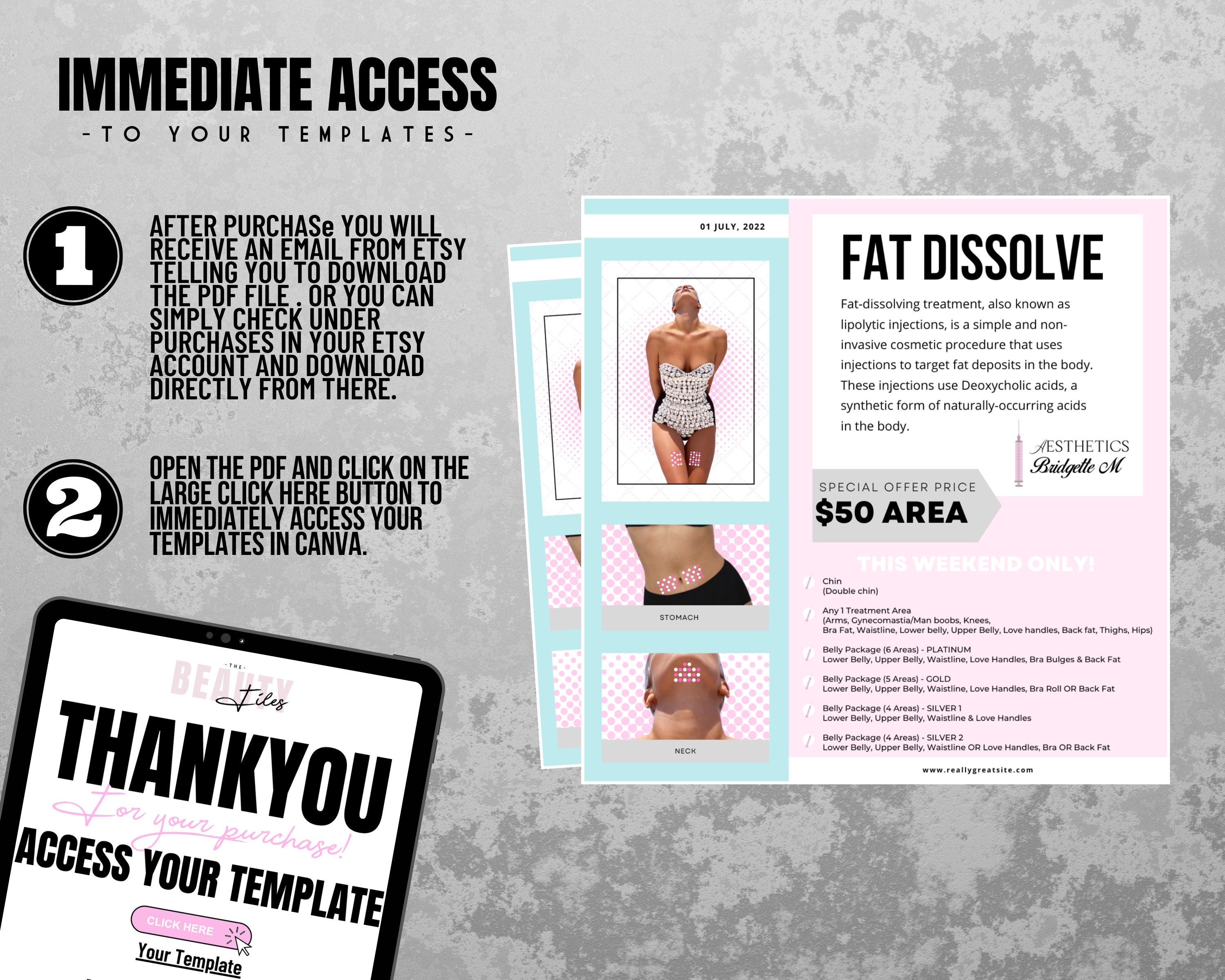 Fat Dissolve Flyer, Fat Dissolve E Flyer, Fat Dissolve Instagram Post ...