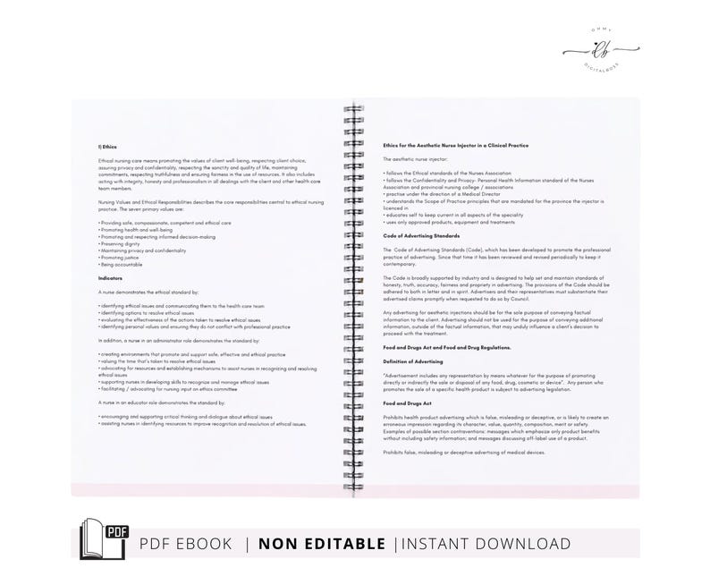 Aesthetics Nurse Injector Practice Standards and Guidelines, PDF eBook, Instant Download