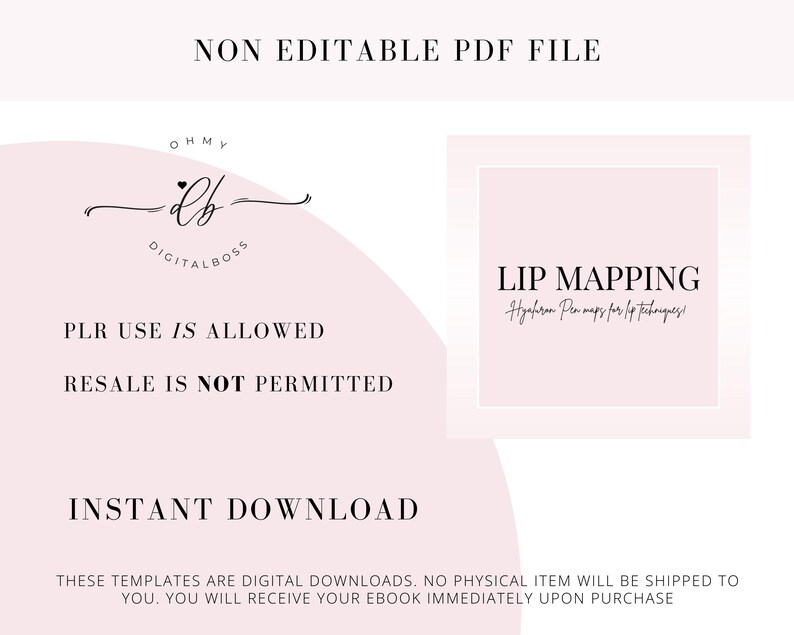 Hyaluron Pen Lip Mapping Guides, Lip Techniques (printable PDF) - Etsy