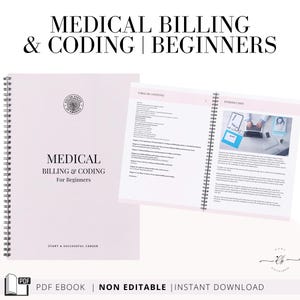 Medical Billing and Coding for Beginners, Learning Made Easy, PDF eBook, Instant Download