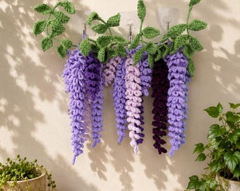Crochet Wisteria Garland Pattern | Cascading Flower PDF (Digital Download)