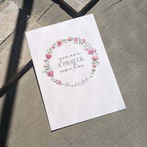 Muslim baby geschenk babyshower leinen dua karte baby gruß islam bittgebet watercolor rosa