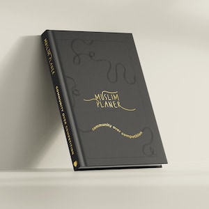 islamischer Jahresplaner 2026 - matt schwarz