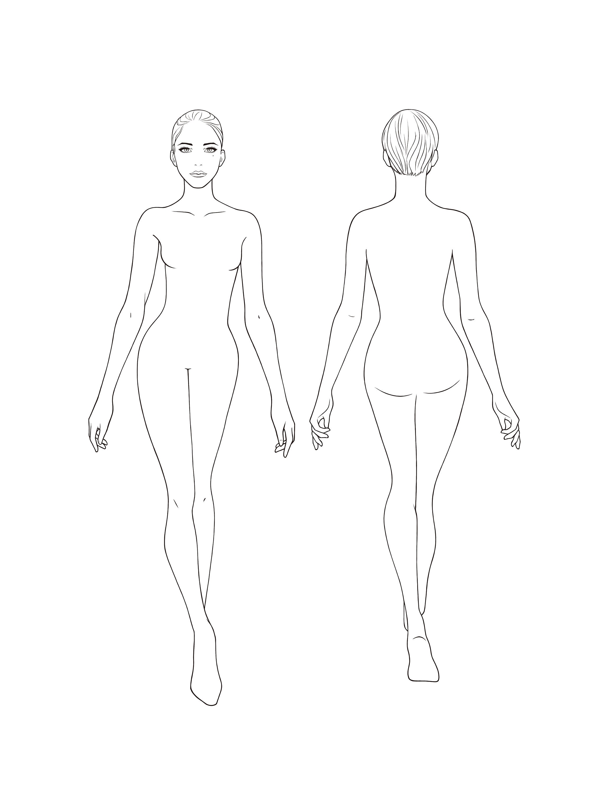 Fashion figure templates: The ultimate list for your next fashion project