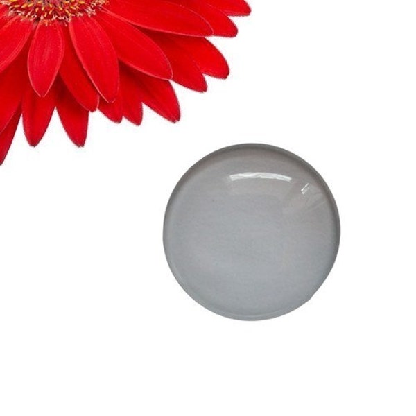 Cabochons / 10pces dômes forme rond en verre transparent 30, 25, 20, ou 18 mm pour création bijoux DIY