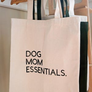 Tote Bag, Animal Lover Gift, Dog Mom Tote Bag, Cute Canvas Tote Bag, Dog Mom Gift, Shopping Bag, Dog Lover Tote Bag, Dog Lover Gift Idea