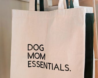 Tote Bag, Animal Lover Gift, Dog Mom Tote Bag, Cute Canvas Tote Bag, Dog Mom Gift, Shopping Bag, Dog Lover Tote Bag, Dog Lover Gift Idea