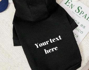 Personalisierter Haustier Hoodie, Benutzerdefinierter Hund und Katzen Hoodie, Fügen Sie Ihr Schreiben hinzu Benutzerdefinierter Haustier Hoodie, Geschenk für Haustiere Geschenk für Haustiereltern Personalisiertes Geschenk
