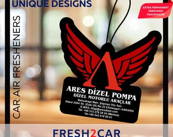 1000 Stück Benutzerdefiniertes Logo Lufterfrischer | Marketingartikel | Benutzerdefinierte Business-Logo-Elemente | Werbeartikel | Vom Kunden gebrandmarkter Lufterfrischer