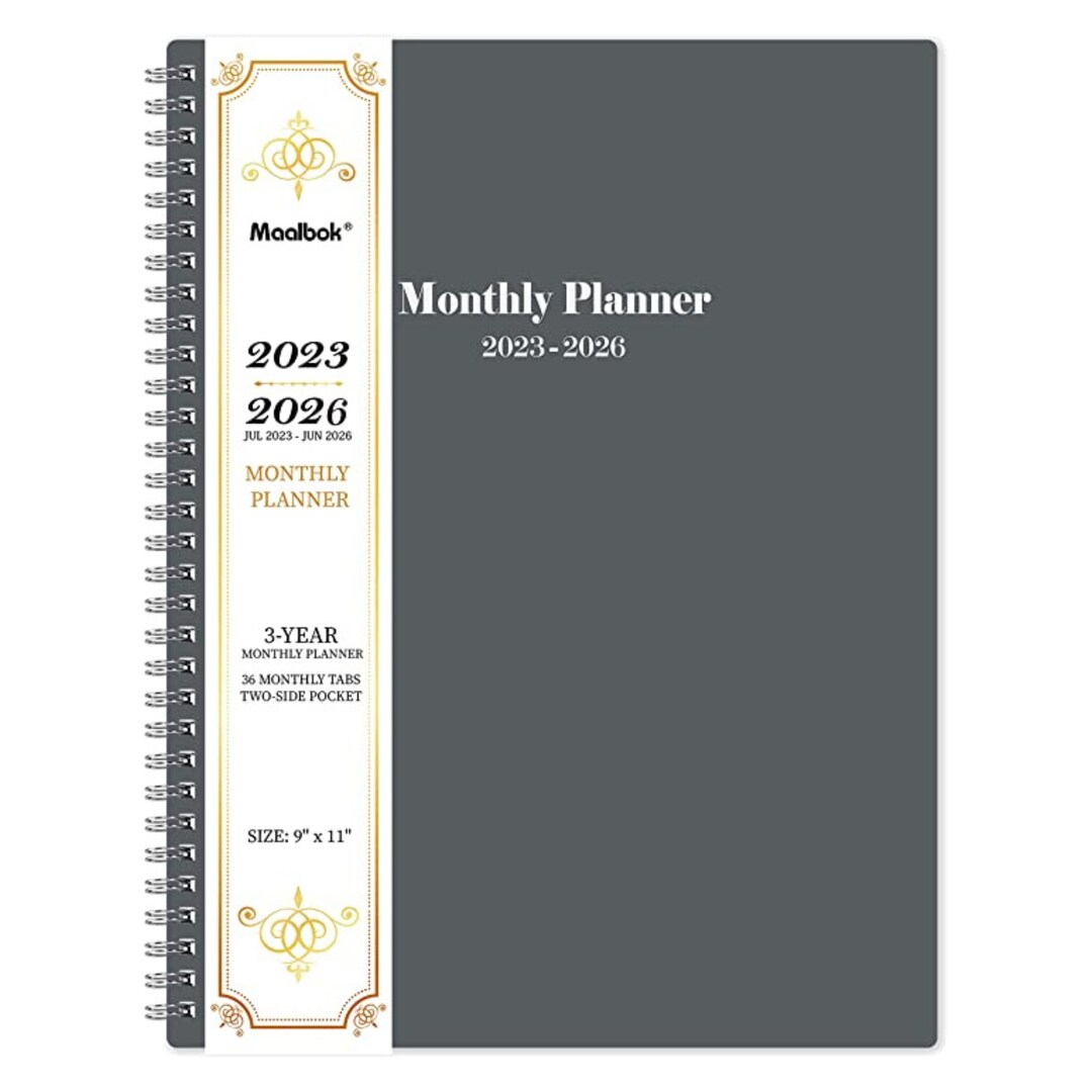 Year　Monthly　Planner　2023-2026monthly　Etsy