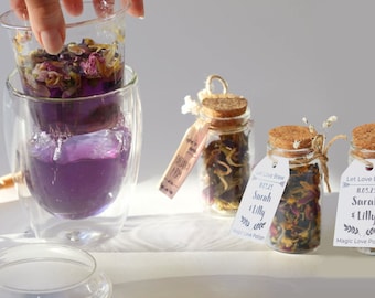 Farbwechsel Tee Hochzeit Gastgeschenke: Personalisiertes Hochzeit Dankeschön