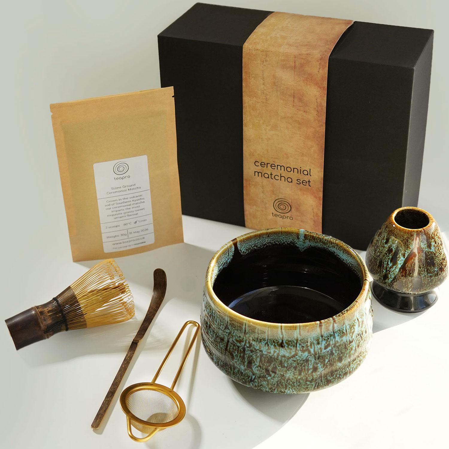 Kit Préparation Matcha 4 Pièces Ensemble De Fouets Pour Thé Matcha - Kit De Démarrage Pour Thé Matcha En Poudre