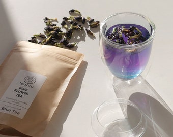 Blauer Schmetterling Erbsen Tee - Farbwechsel Kräuter Tisane