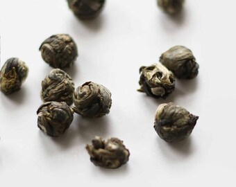 Teapro Dragon Perlen Jaspis Weißer Tee | Phoenix Eye Jasmin Weißer Tee