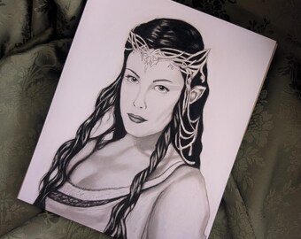 Arwen Portrait ~ 8x10 Print