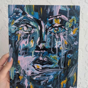 Aurora ~ Abstract Face 8x10 Print