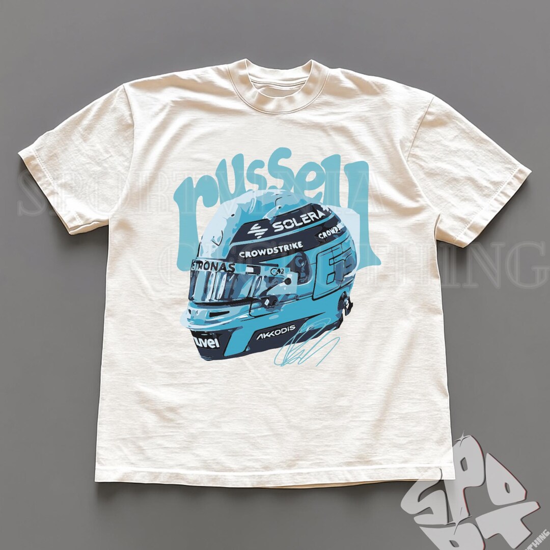 George Russell Shirt, Vintage Formula 1, Gift for George Russell Fans ...