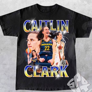 Caitlin Clark T-Shirt | Women&#39;s Basketball Star T-Shirt | Vintage WNBA T-Shirt | Sports Fan T-Shirt
