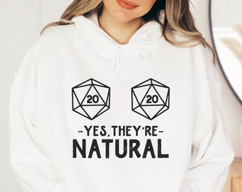 Funny Dice DnD Hoodie, DnD Apparel, D20 Dice Hoodie, Dungeons and Dragons Christmas, DnD Player Gift, DnD Gift For Her, DnD Gift For Him