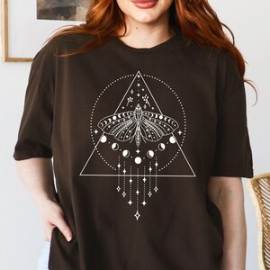 Celestial Moth Shirt, Goblincore Shirt, Luna Moth, Dark Academia Shirt, Cottage Core Shirt, Fairycore Shirt, Insect Shirt, Bug Shirt