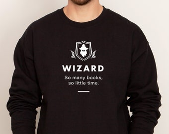 Wizard DnD Sweater, DnD Apparel, D20 Dice Sweater, Dungeons and Dragons Christmas, DnD Player Gift, DnD Gift For Her, DnD Gift For Him