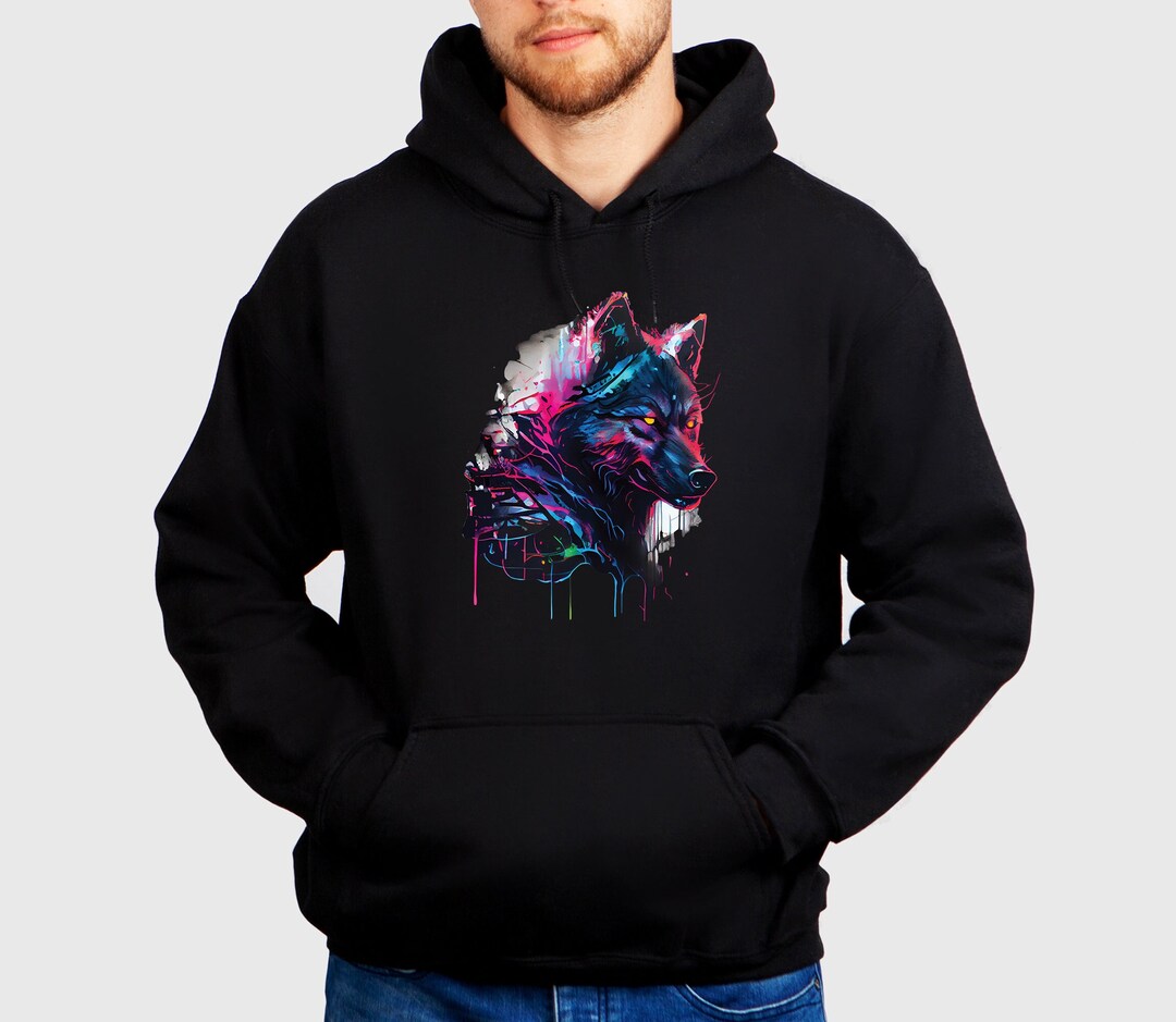 CHALLENGER NEON WOLF ZIP HOODIE CHALLENGER/NEON WOLF ZIP HOODIE