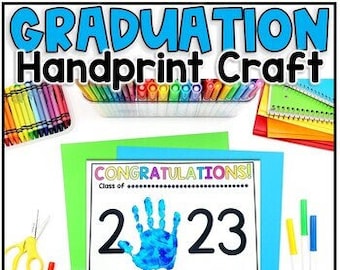 Graduation Handprint, Graduation Craft, Classe de 2023 (jusqu'en 2030)