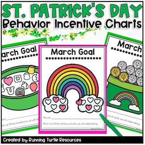 St Patricks Day Classroom Incentive Chart, Behavior Chart for Kids ...