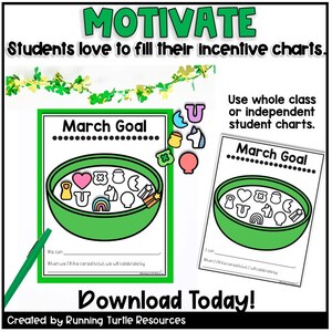 St Patricks Day Classroom Incentive Chart, Behavior Chart for Kids ...