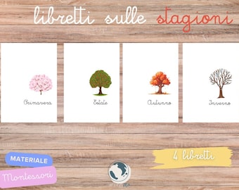 Montessori booklets on the seasons