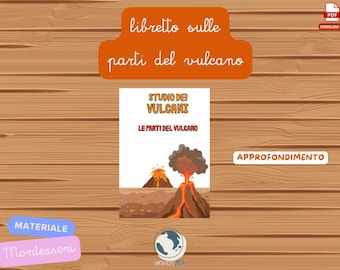 Studying Volcanoes | Montessori Materials | In-depth Volcano Booklets