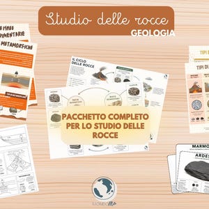 Montessori Rock Study PDF | Geology for Elementary School | Printable PDF | Cosmic Education | Rock Cards | Science | Homeschool