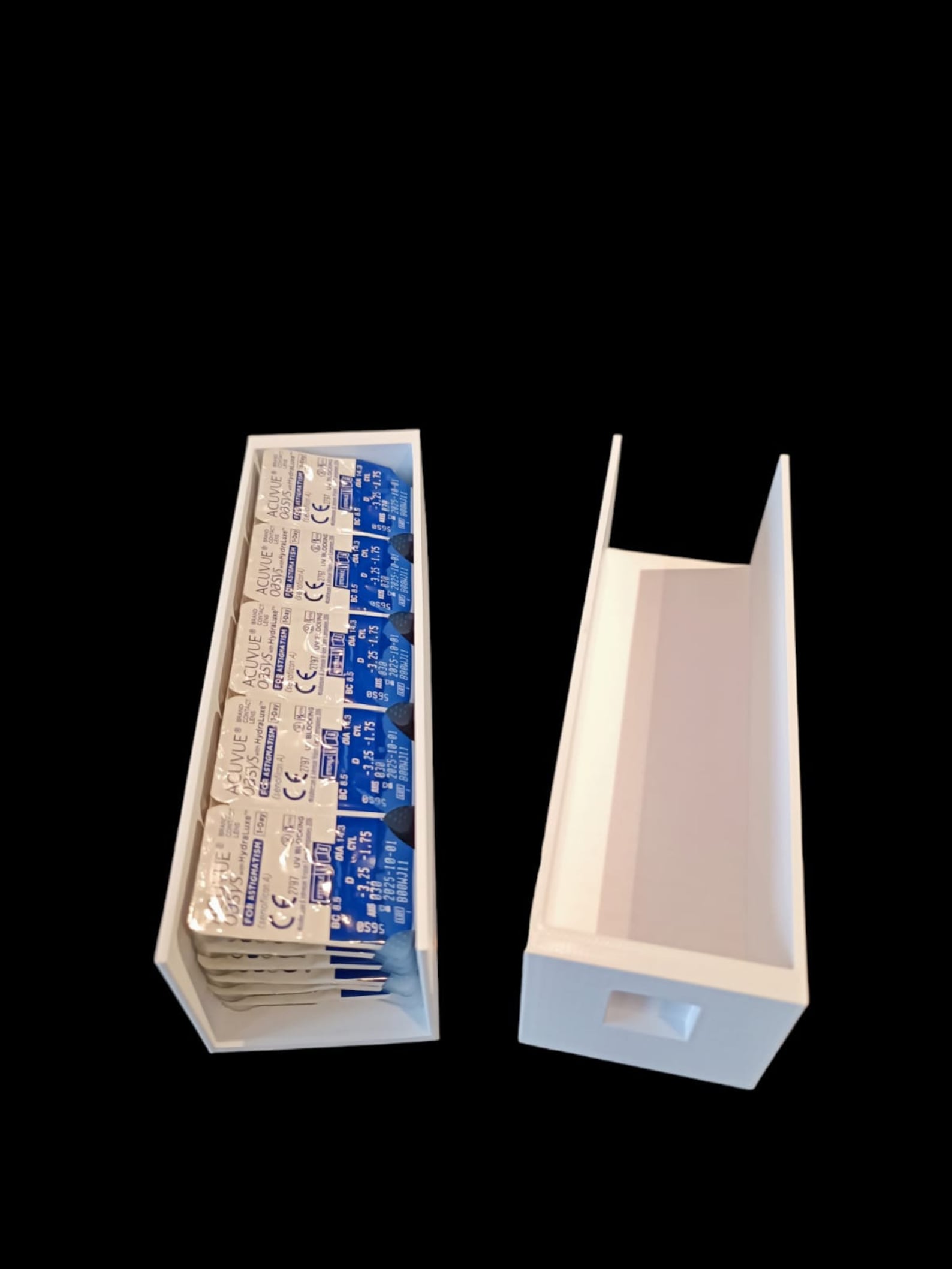 Contact Lens Dispenser, Daily Lens Box Personalized Gift, Organized